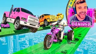 CORRE O TE ATROPELLO EN MOTO DE 3 RUEDAS!! MUCHISIMAS RISAS!! - GTA 5 ONLINE