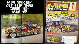 Mini Truckin Magazine Issue 183; Mar 2007