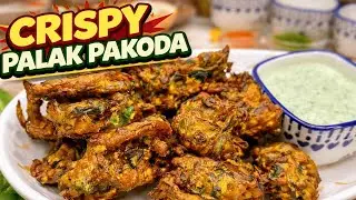 पालक के पकोड़े बनाने का सही तरीका | Crispy Palak Pakoda Recipe 😋| Vidarbha Style Palak Pakoda 😋