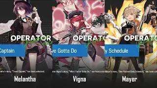 Arknights | Paradox Simulation ( Melantha, Vigna, Mayer )