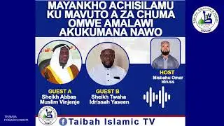 MAYANKHO A CHISILAMU KU MAVUTO A ZA CHUMA AMENE ATIGWERA KUNO KUMALAWI