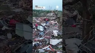 Immense Destruction from Barnsdall, Oklahoma Tornado