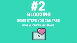 Method 2 : Make Money Online #blogging