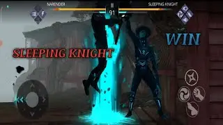 SHADOW FIGHT 3 FIGHT WITH SLEEPING KNIGHT AND AMPHIBIAN 🥷🥷