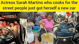 Sarah Martins who cooks for the street people just got herself a new Lexus RX 350, hardwork pays off