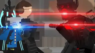 Simp Chad Cameraman VS Blade Runner Speakerman VS Hugo boss VS Big Blood Large Speakerman Animation 