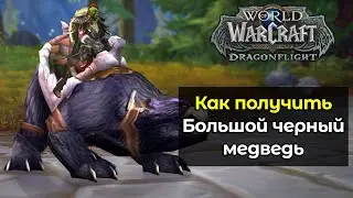 Как получить Большой чёрный медведь за Prime Gaming | World of Warcraft: DragonFlight 10.0.7