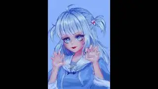 Gura Fanart - Digitalart timelapse/ speedpaint