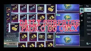 FREE KA PACK 🥰🥰🥰 || DAILY SURPRISE PACK 0 UC ONLY || // BGMI//