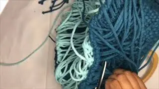 How to add different colour macrame in ongoing project!!