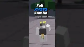Full KYOTO combo | the strongest battlegrounds #roblox #saitamabattlegrounds #gaming #kyoto