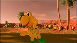 Mario Golf: Super Rush - Blustery Basin with Koopa Troopa (Time Attack)