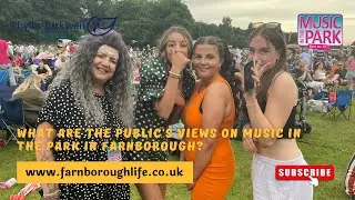 What are the public's views on Music in the Park in Farnborough?