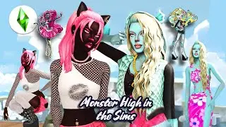 making monster high characters in the sims + Channel update || Sims 4 CAS + Yap