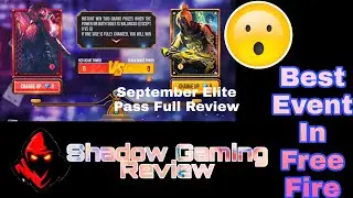 Free Fire Power Balance Event Details/September Month Elite Pass Full Review in Tamil