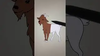 goat #goat #goats #drawing #coloring #painting #cute #kidsvideo #kids