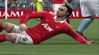 Pro Evolution Soccer 2011 - &laquo;Манчестер Юнайтед&raquo; против &laquo;Манчестер Юнайтед&raquo; | Геймплей на PS2 в HD...