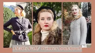 1950s Fall/ Winter coat lookbook // 5 outfits