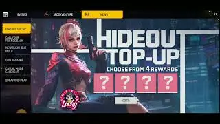 TOP UP ANY AMOUNT AND CHOOSE 1 REWARD#freefire#freerewards#newtopupevent