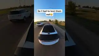 First stop light when you get new tires😂