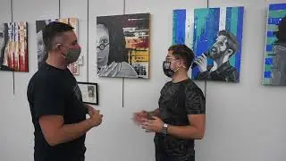 Art in Public Spaces presents Latinx Artist JJ Gonzalez Acosta. Hart Memorial Library. Kissimmee.