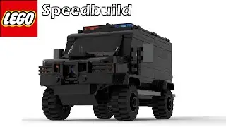 Lego SWAT Truck SPEEDBUILD (Free Instructions)