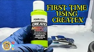 Первый опыт использования Createx Paint