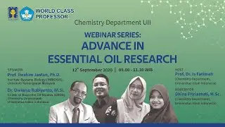 Webinar Series: Advance in Essential Oil Research