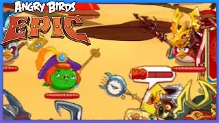 Angry Birds Epic | Using Prince Porky's Rage Ability In The Arena