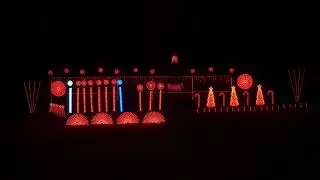 Amazing Grace Techno - 2025 Mankins Light Show