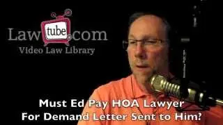 Must homeowner pay HOA legal fees?