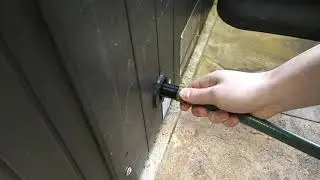 Connect garden hose to drain valve