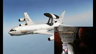 In-Flight interview with Danish NATO AWACS pilot.