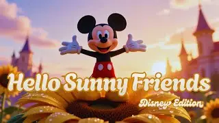 HELLO SUNNY FRIENDS | Disney Friends Welcome Song 4K UHD