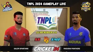 Salem Vs Madurai TNPL 2024 Gameplay Live | SS vs SMP | #cricket24 #live #gameplay