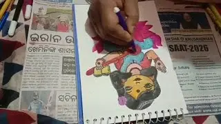 Easy Saraswati Puja Drawing #LINA23 Crafty Creation