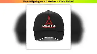 Deutz Fahr logo baseball cap fashion men women adjustable hat outdoor casual sun Snapback Caps