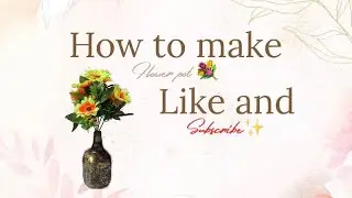How to make flower pot 