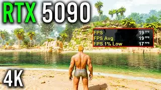 RTX 5090 gets DESTROYED in Ark Survival Ascended! - 4K Performance Test!