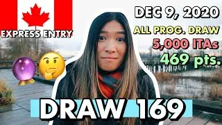 EXPRESS ENTRY DRAW 169 (December 9, 2020) | Canada Immigration 2020