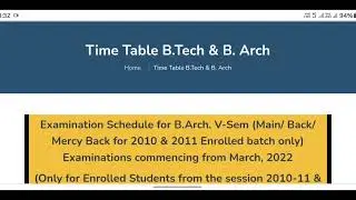 New Time Table for RTU Exam | Time table date sheet आ गयी है | #2022 #rtuexamnews #rtu #rtutimetable