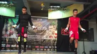 Coach Ala Vlog 314: Milan Melindo and Pinoy Pride 42 undercard Public Workout in Metro Colon Cebu