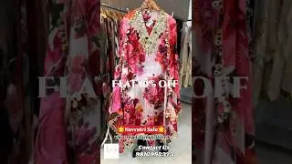 ✨ Navratri Sale 2025 | Beautiful Crepe Satin Suits | Flat 10% OFF & 15% OFF on ₹20,000+