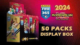 PANINI FIFA 365 Adrenalyn XL 2024 - 50 Packs DISPLAY BOX