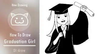 How to Draw Graduation Girl