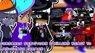 Forsaken survivors & killers react to LMS+Chase Themes || PT.3