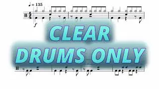Clear - Twenty One Pilots - Drums Sheet Music [DRUMS ONLY]