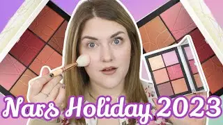 Палетка теней для век Nars All That Glitters Light Reflecting | Праздник 2023 | Обзор и свотчи на щеках