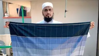 সাদার মধ্যে স্টেপ এবং জুড়ির চেকের চমৎকার লুঙ্গি