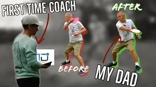 Teaching My Dad Disc Golf | Mastering the Reachback & Nose Down Throws With TechDisc